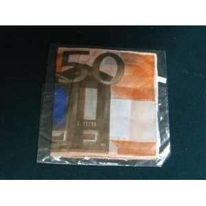  Euro 50 Dollar Bill Silk for Magic Tricks Toys & Games