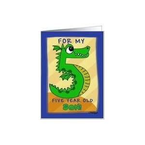   for 5 year old Son  Number Five Shaped Dragon Card Toys & Games