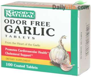GNN Odor Free Garlic Tablets 300 mg 100 Coated Tablets  