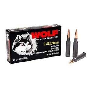 WOLF POLY 5.45X39 60GR HP NC 1000/CS 