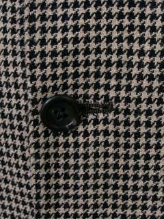 Polo Blue Label Ralph Lauren Sport Coat Blazer Houndstooth Black Beige 