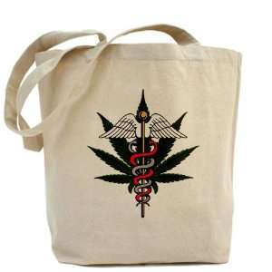  Tote Bag Medical Marijuana Symbol 