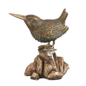  Sparrow on a Rock Figurine