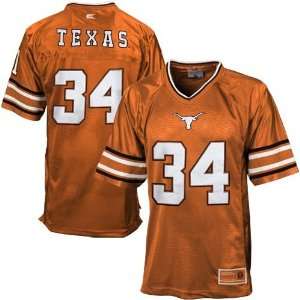  Texas Longhorns #34 Burnt Orange Youth Prime Time Football 