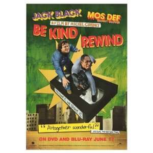  Be Kind Rewind Original Movie Poster, 27 x 39 (2008 