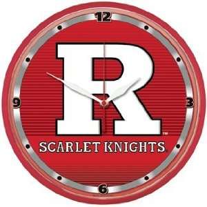  Rutgers Scarlett Knights Clock