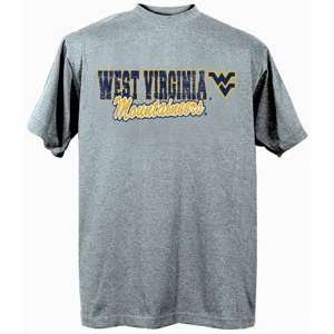  West Virginia Mountaineers WVU NCAA Dark Ash Short Sleeve 