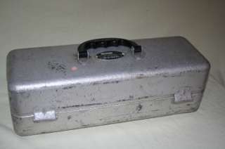 USA MADE Vintage UMCO Aluminum MODEL 20/10 Fishing TACKLE BOX Combo 