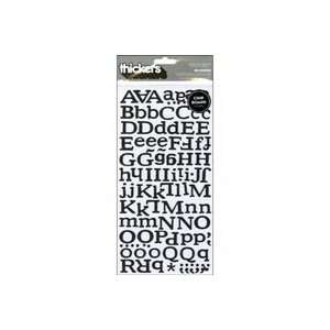  Thickers Chipboard Glitter Sticker, Reindeer/Black 