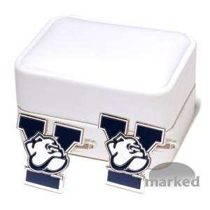  Yale Bulldogs NCAA Logod Executive Cufflinks w/ Jewelry Box 