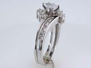 Zales / Kay 1/2ct G SI1 Diamond 14K White Gold Engagement Ring Bridal 