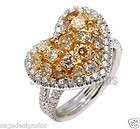 14k GOLD 1CT DIAMOND SIMULATED Multi COLOR BAND RING  