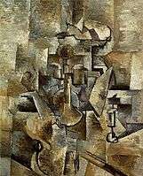 Georges Braque (1882 1963), Violin y Candlestick (1910), museo de 