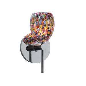  Alico WS3500 55 1 Light Wall Sconce With Millefiori Glass 