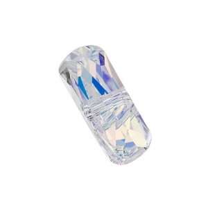  Swarovski Crystal #5534 Column Bead 14.5x5mm Crystal AB 