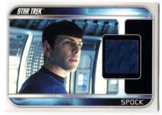 Star Trek XI 2009 Movie Costume Card CC2 SPOCK / ZACHARY QUINTO  