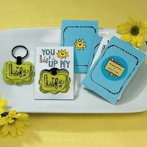 You Light Up my Life Novelty Torch Light Key Tag with Gift Packaging 