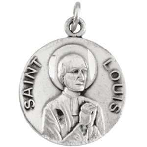   Sterling Silver St. Louis Patron Saint of Barbers and Grooms Jewelry