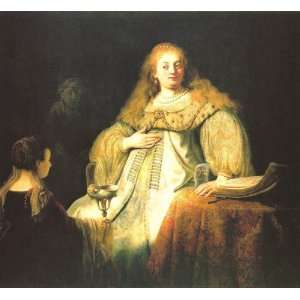  Oil Painting Artemisia Rembrandt van Rijn Hand Painted 