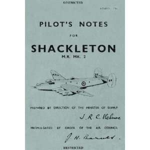  Avro Shackleton Aircraft Pilots Notes Manual Sicuro 