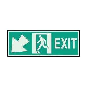 Sign,5x14,exit,plastic   BRADY  Industrial & Scientific