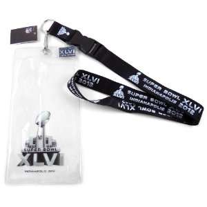  NFL 2012 Super Bowl XLVI in Indianapolis Lanyard with 
