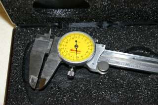 Starrett 120M 120 M machinist tool & die dial calipers with case 