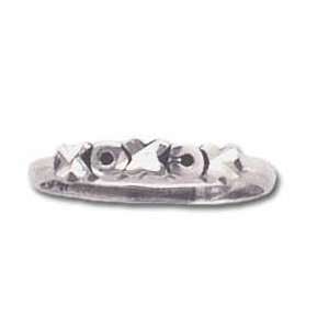  Solid Sterling Silver XOXOXO Light Ring Please specify 