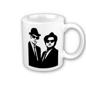  The Blues Brothers Stencil Art Coffee, Tea, Hot Coco Mug 