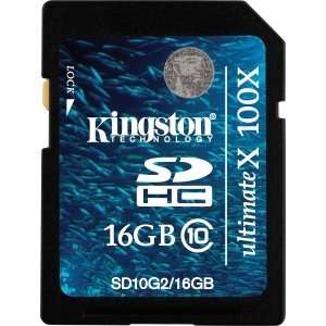  Kingston Ultimate X SD10G2/16GB 16 GB Secure Digital High 
