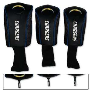  San Diego Chargers Official Long Neck Golf Head Cover Set 