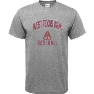 West Texas A&M Buffaloes Sport Grey Youth Varsity Washed Baseball Arch 