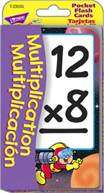   INC. T 23035 POCKET FLASH CARDS MULTIPLICATION M ULTIPLICACION