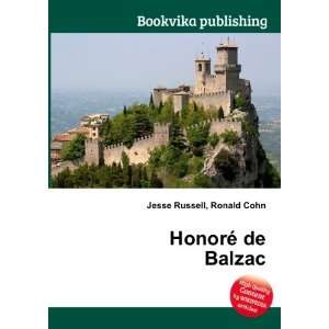  HonorÃ© de Balzac Ronald Cohn Jesse Russell Books