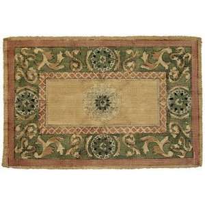    Stencilled Medallion Sage 300 6981 8 X 10 Area Rug