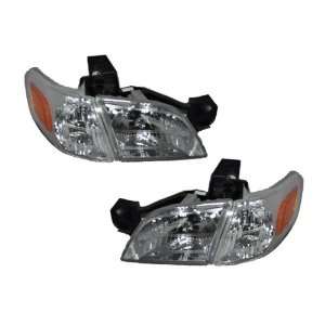   Headlights Headlamp Set With Xenons and Corner Lights Driver/Passen