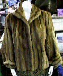 Gorgeous Vintage Real Fur MINK STOLE CAPE Jacket H.P. Selman & Co 