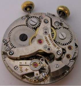 used AS 1475 Alarm 21 jewels Alanbury watch movement for parts  