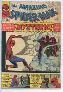 AMAZING SPIDER MAN comic 13~eye appeal of a FN/VF, but corner bend 