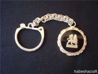 This is a beutiful Ethiopian lion of judah key ring.