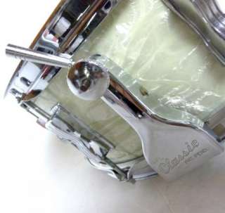 Ludwig 14x5Buddy Rich Snare Drum White Marine Pearl 3 Ply Mahogany 