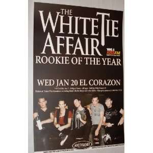  White Tie Affair Poster   Concert Flyer