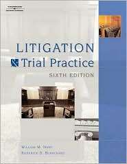 Litigation and Trial Practice, (1418016896), William Hart, Textbooks 