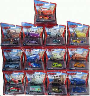 Disney Pixar Cars 2 LOT OF 13 CARS Diecast 155 Scale Mattel ACER GREM 