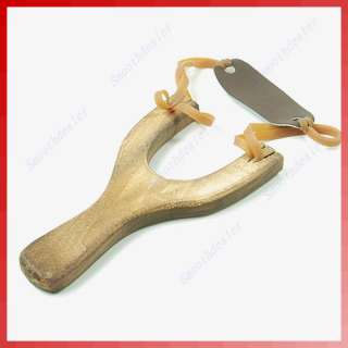 Wood Slingshot Wooden Traditional Style Toy Wooden Sling Shot New 