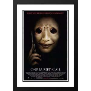  One Missed Call 20x26 Framed and Double Matted Movie 