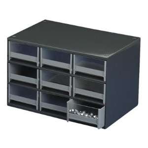   Modular Cabinet, 9 Drawers, 17x11x11, Gray