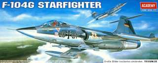 Academy 1619  Lockheed F 104G Starfighter Luftwaffe Plastikkit 172 