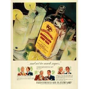   Tom Collins Ed Alcohol Liquor   Original Print Ad