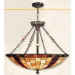   Baroque Series Three Light Ceiling Lamp With Chain